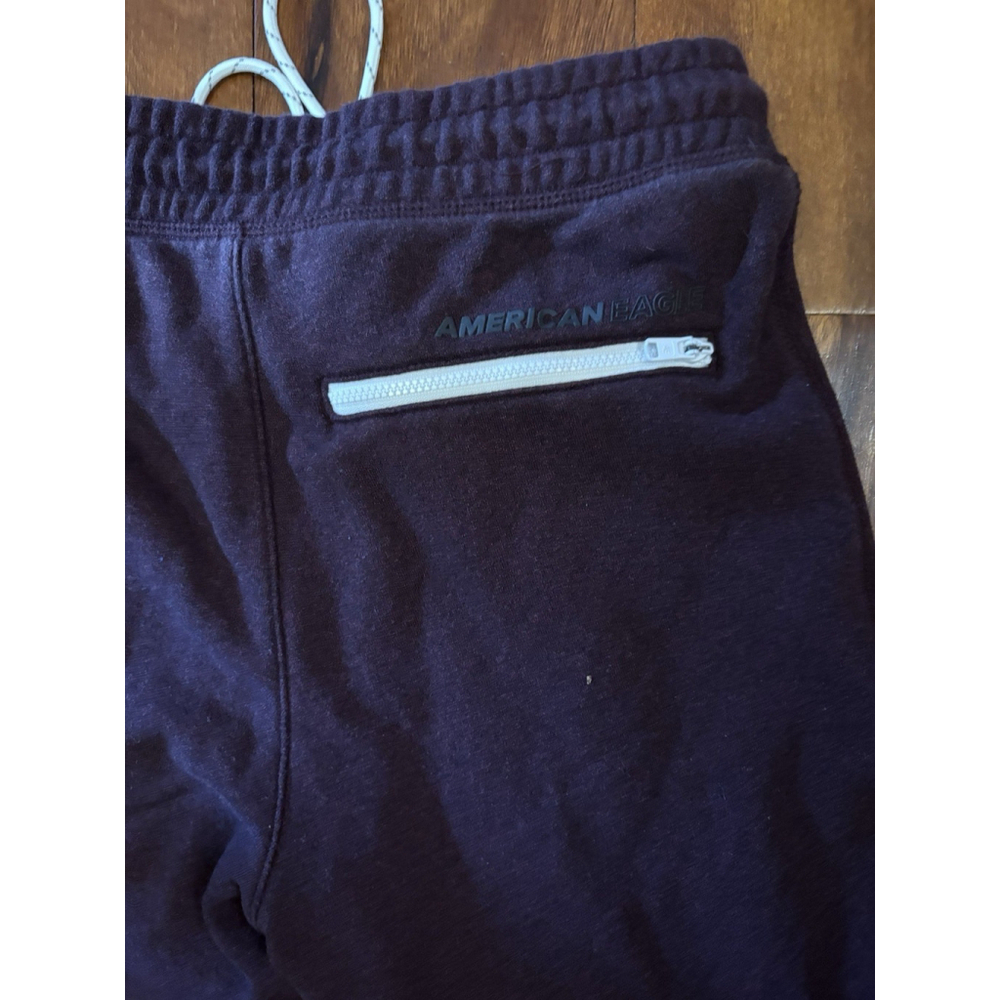 American Eagle Men’s Size XSmall Jogger Pockets Burgundy - Picture 3 of 3